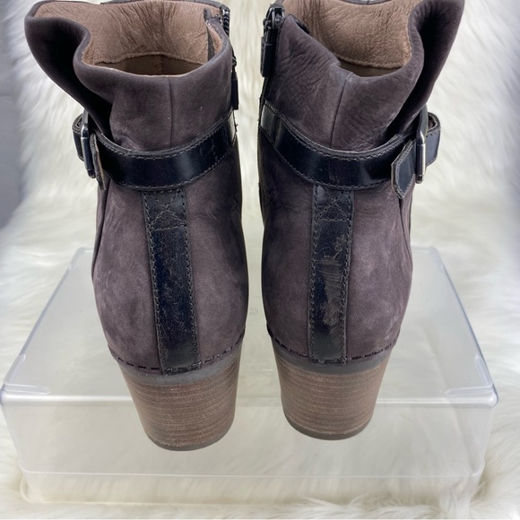 DANSKO HARLTLEY CHOCOLATE NUBUK BOOTS SIZE 40- 10US WOMAN - Picture 3 of 12